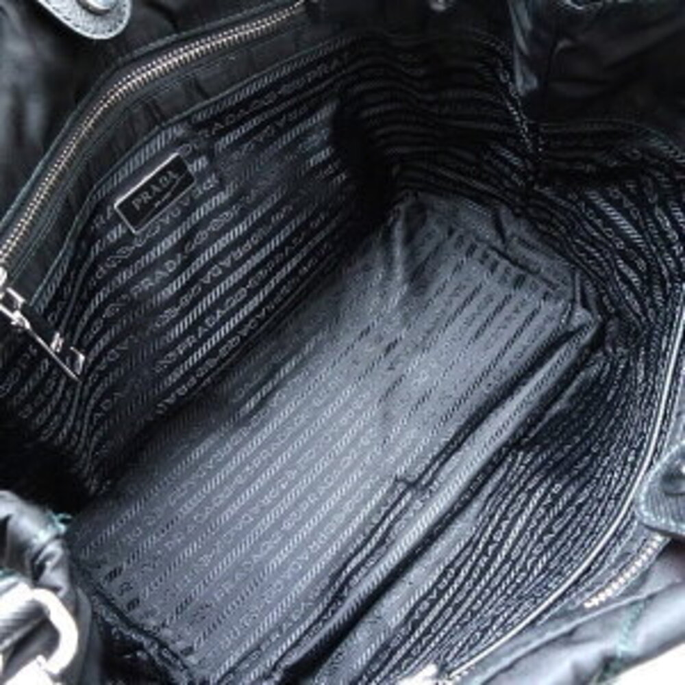 PRADA Bag Leather Nero Black - Picture 6 of 8
